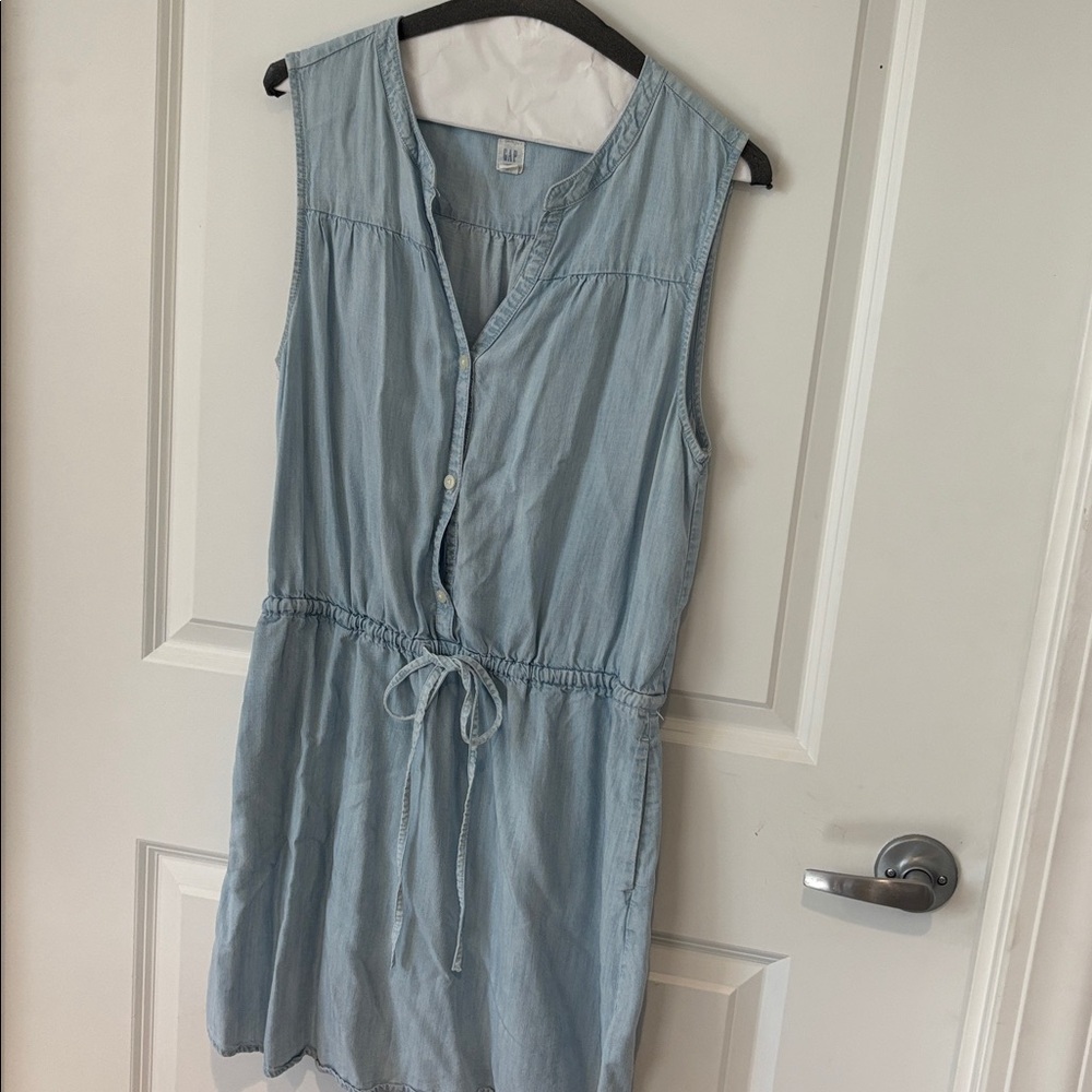 GAP Sky Blue Denim Top